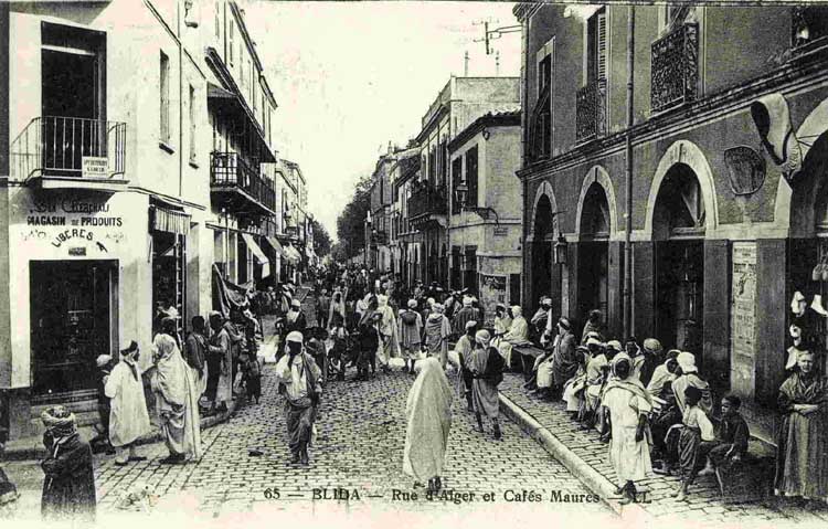 La rue d'Alger  Blida